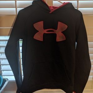 Black/Red Under Armour Hoodie